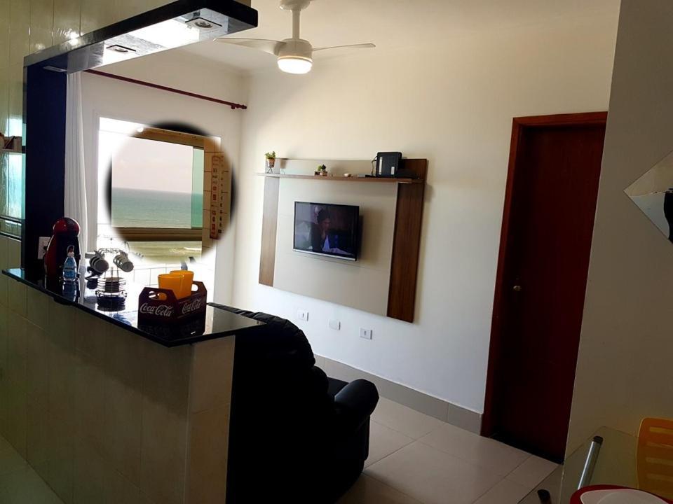 Pedacinho do céu - Frente ao Mar +Varanda Gourmet Praia Grande  Esterno foto