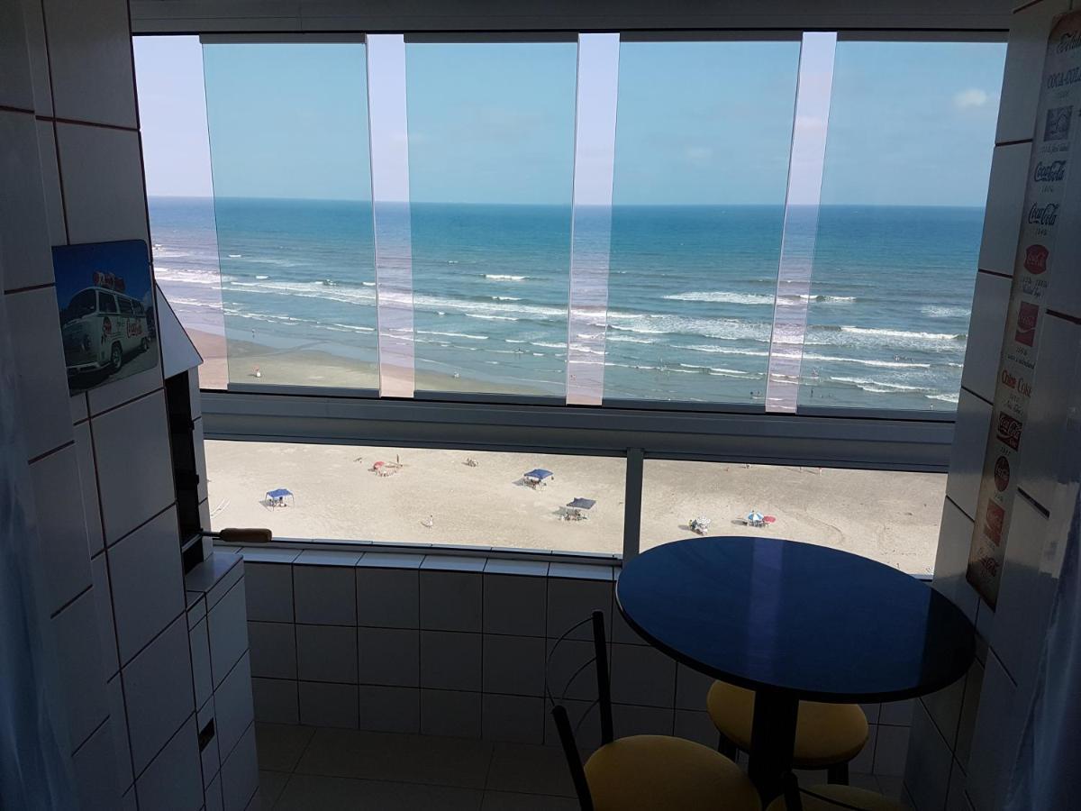 Pedacinho do céu - Frente ao Mar +Varanda Gourmet Praia Grande  Esterno foto