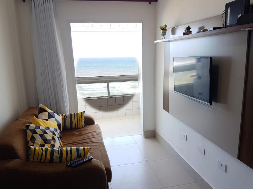 Pedacinho do céu - Frente ao Mar +Varanda Gourmet Praia Grande  Esterno foto